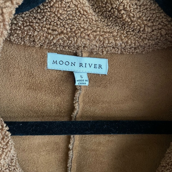 Shopbop Moon River teddy reversible coat - Picture 6 of 7